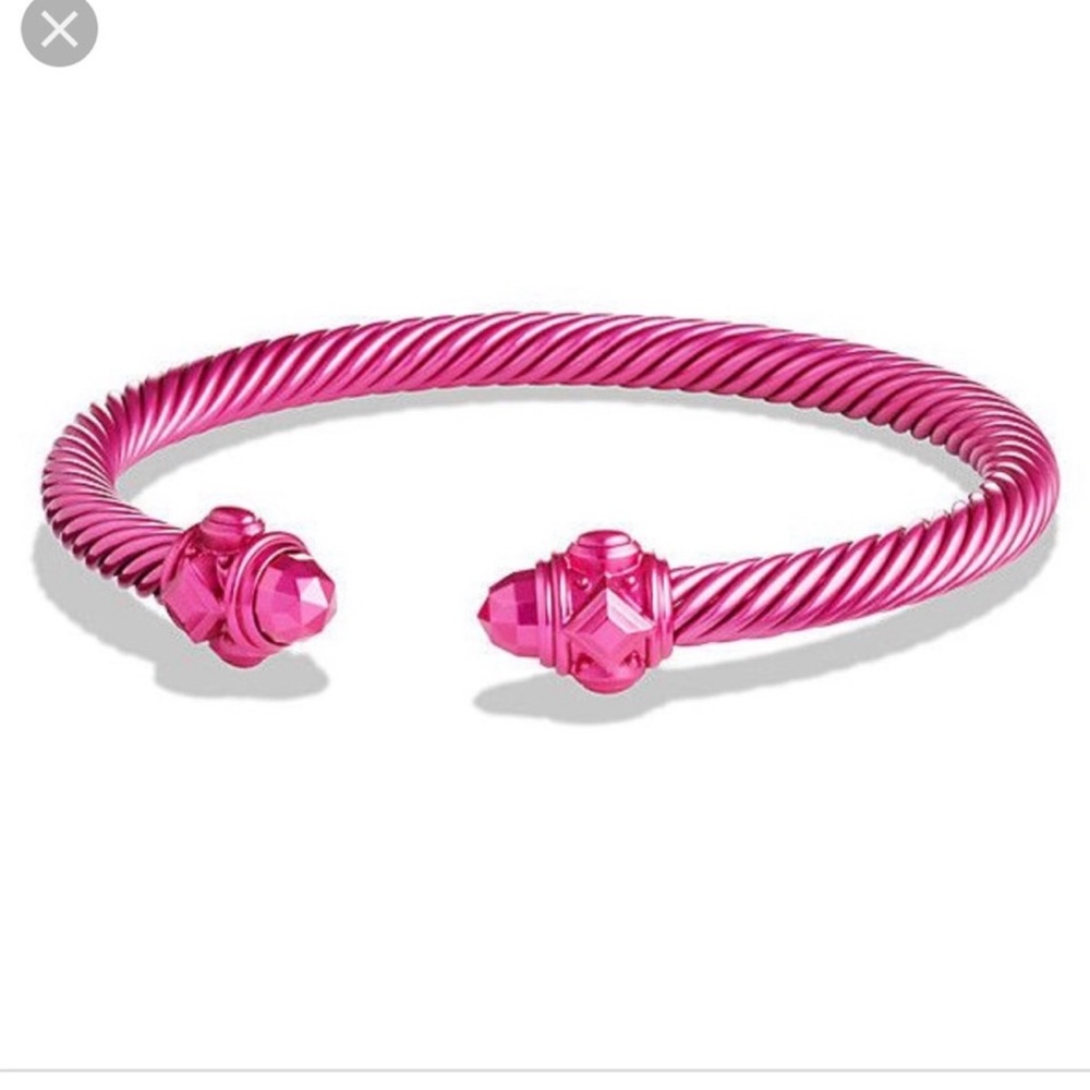 David Yurman pink aluminum bracelet